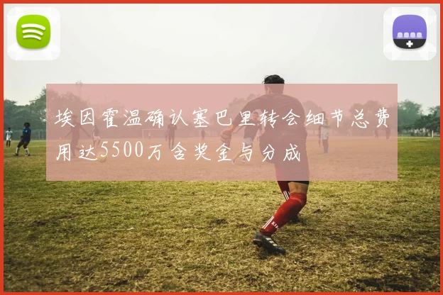埃因霍温确认塞巴里转会细节总费用达5500万含奖金与分成